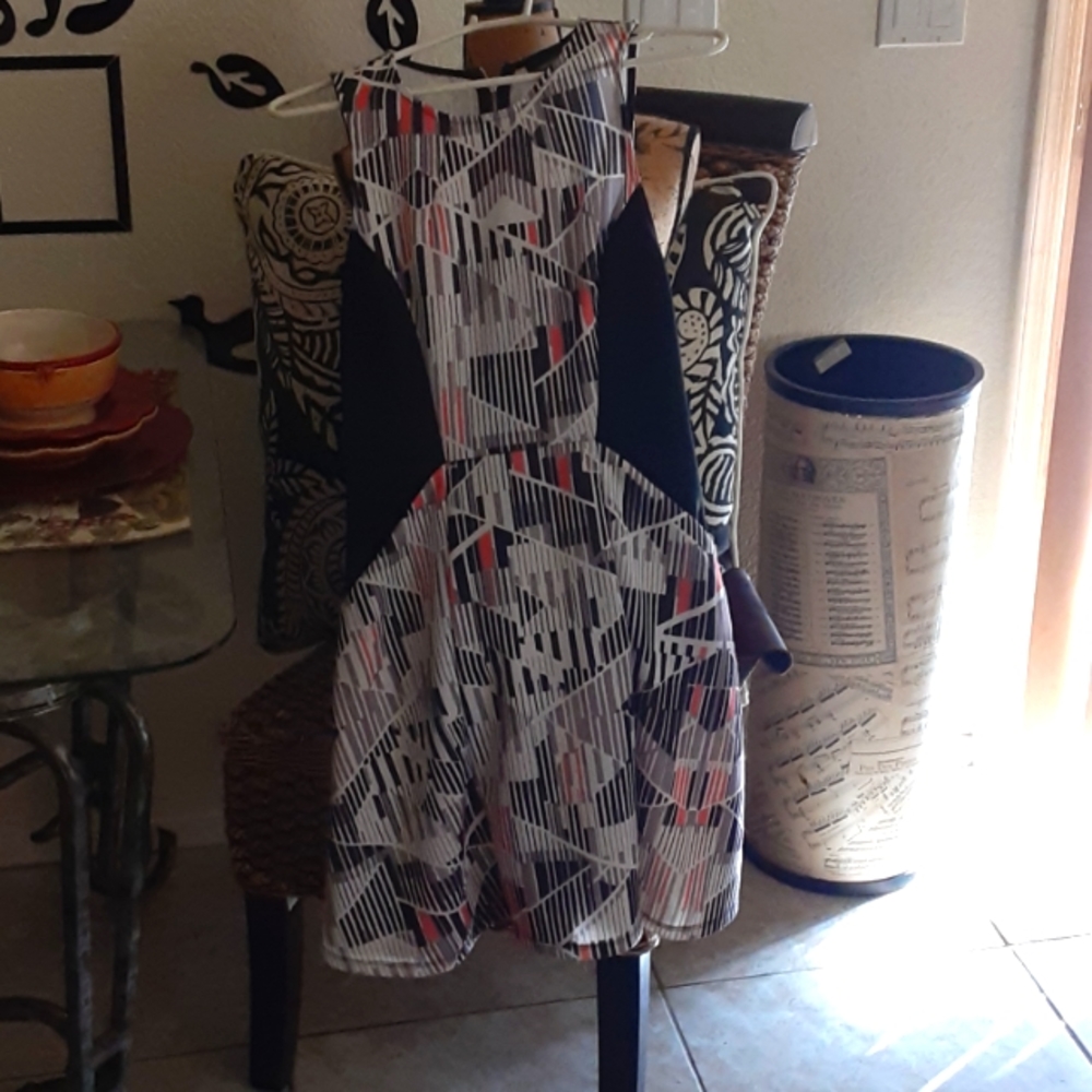 Mossimo multicolored patterned midi size m